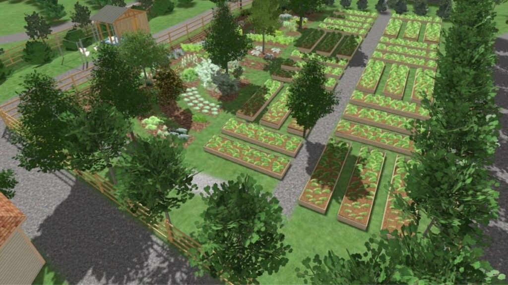 Poamme (proiect) - Grădina de legume